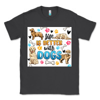 Smoke life is better with dogs Classic Tee - MaliasSmallBusiness