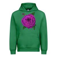Emerald Celestial Rose Urban Hoodie - LillyAllenDesigns