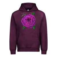 Mauve Wine Celestial Rose Urban Hoodie - LillyAllenDesigns