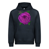Navy Celestial Rose Urban Hoodie - LillyAllenDesigns