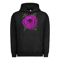 Pigment Black Celestial Rose Urban Hoodie - LillyAllenDesigns