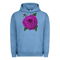 Pigment Pebble Blue Celestial Rose Urban Hoodie - LillyAllenDesigns