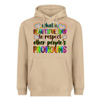 Mushroom what a beautiful day to respect other people's pro Heavyweight Hoodie - Zillion Design Studio