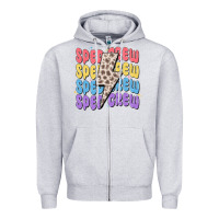 Heather Grey sped crew Zipper Hoodie - MaliasSmallBusiness