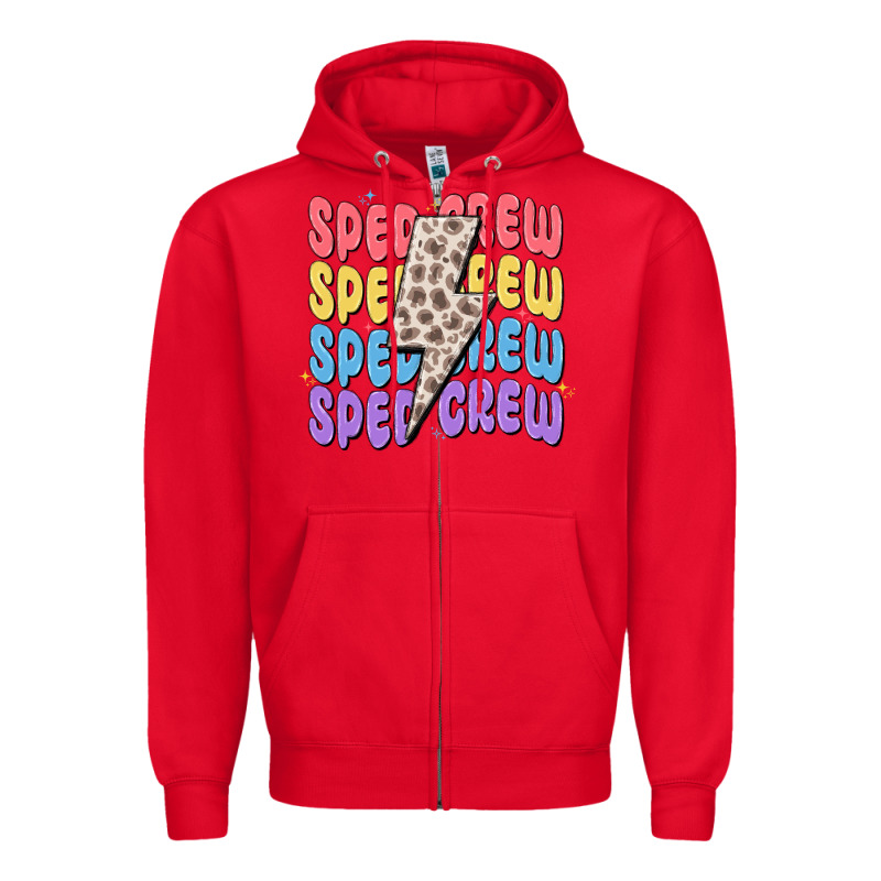 Sped Crew Zipper Hoodie by MaliasSmallBusiness | Teevron