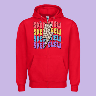 Zipper Hoodie sped crew