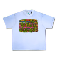 Grape Ice cinco de mayo sunflower and cactus background Urban Heavy Tee - Artiststas
