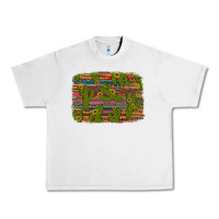 Lunar Rock cinco de mayo sunflower and cactus background Urban Heavy Tee - Artiststas
