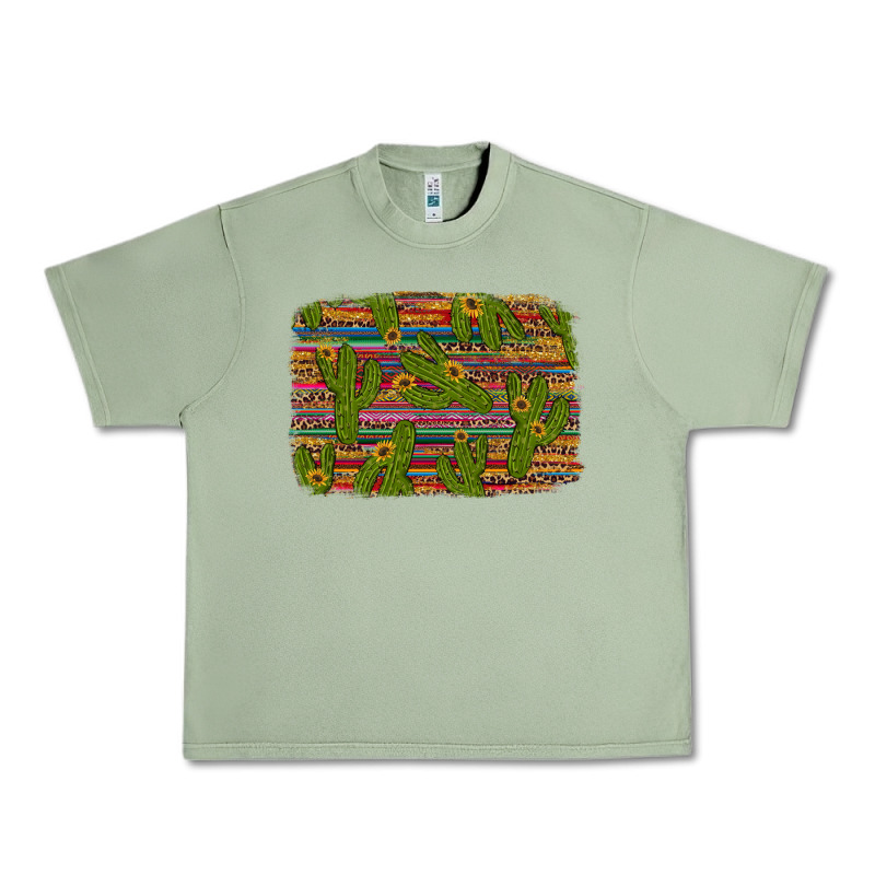 Cinco De Mayo Sunflower And Cactus Background Urban Heavy Tee by Artiststas | Teevron
