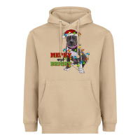 Mushroom merry and bright pitbull Heavyweight Hoodie - RanaPortraitStore