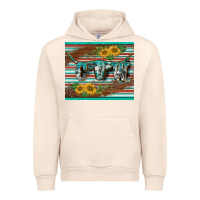 Sandshell western cow serape leopard sunflowers mousepad Urban Hoodie - BarkalooDesign