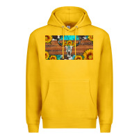 Lemon longhorn bull skull license plate Premium Hoodie - Artiststas