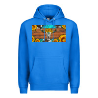 True Royal longhorn bull skull license plate Premium Hoodie - Artiststas