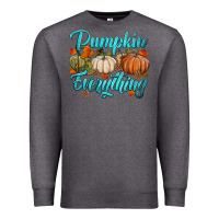 Charcoal Heather pumpkin everything Premium Sweatshirt - HRA Design Shop