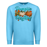 Ocean Blue pumpkin everything Premium Sweatshirt - HRA Design Shop