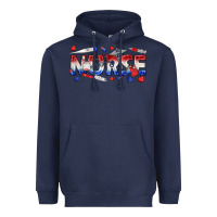 Navy american nurse Heavyweight Hoodie - texasbilliewilder