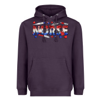 Plum american nurse Heavyweight Hoodie - texasbilliewilder