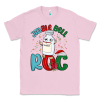 Bubblegum Pink jingle bell roc Classic Tee - MaliasSmallBusiness