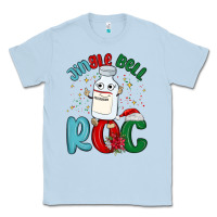 Dusty Blue jingle bell roc Classic Tee - MaliasSmallBusiness