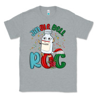 Heather Grey jingle bell roc Classic Tee - MaliasSmallBusiness