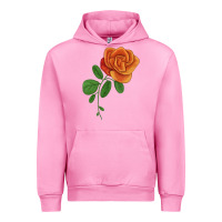 Fuchsia Pink Burst Of Joy Rose Urban Hoodie - LillyAllenDesigns