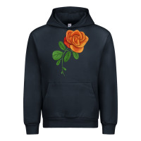 Navy Burst Of Joy Rose Urban Hoodie - LillyAllenDesigns