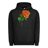 Pigment Black Burst Of Joy Rose Urban Hoodie - LillyAllenDesigns