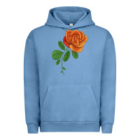 Pigment Pebble Blue Burst Of Joy Rose Urban Hoodie - LillyAllenDesigns