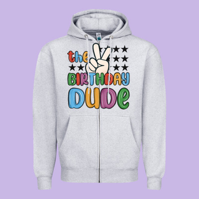 Zipper Hoodie the birthday dude