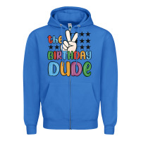 True Royal the birthday dude Zipper Hoodie - MaliasSmallBusiness