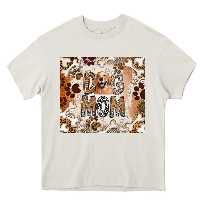 Dog Mom Heavy Core Tee by CowhideDigitalArt | Teevron