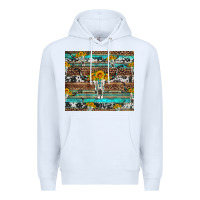 White longhorn bull skull cowhide leopard turquoise Premium Hoodie - Artiststas