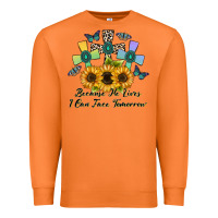 Carrot because he lives i can face tomorrow Premium Sweatshirt - CowhideDigitalArt