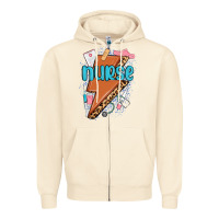 Sandshell nurse lightning bolt Zipper Hoodie - MaliasSmallBusiness