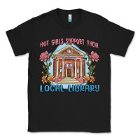 Black hot girls support their local library Classic Tee - MaliasSmallBusiness