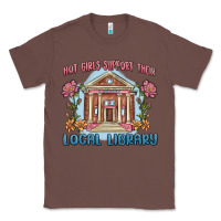 Chestnut hot girls support their local library Classic Tee - MaliasSmallBusiness