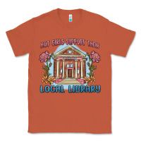 Copper hot girls support their local library Classic Tee - MaliasSmallBusiness