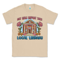 Mushroom hot girls support their local library Classic Tee - MaliasSmallBusiness