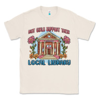 Natural hot girls support their local library Classic Tee - MaliasSmallBusiness