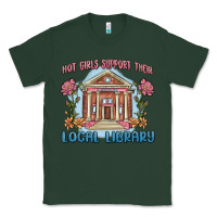 Sports Green hot girls support their local library Classic Tee - MaliasSmallBusiness