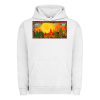 Pigment Lunar Rock western  sunset cactus leopard serape   license plate template Urban Hoodie - BarkalooDesign