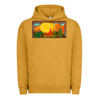 Pigment Peanut Butter western  sunset cactus leopard serape   license plate template Urban Hoodie - BarkalooDesign