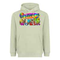 Matcha the future is queer Heavyweight Hoodie - Zillion Design Studio
