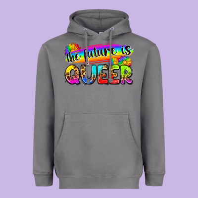 The Future Is Queer Heavyweight Hoodie Designed By Zillion Design Studio