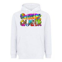 White the future is queer Heavyweight Hoodie - Zillion Design Studio