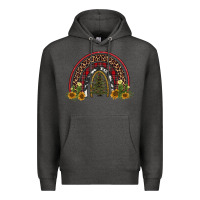 Charcoal Heather rainbow tree Premium Hoodie - AdoDesignShop