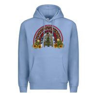 Colony Blue rainbow tree Premium Hoodie - AdoDesignShop