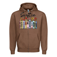 Chestnut swiftea books Zipper Hoodie - MaliasSmallBusiness