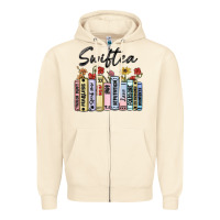 Sandshell swiftea books Zipper Hoodie - MaliasSmallBusiness