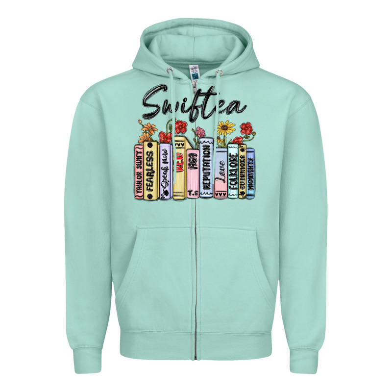 Swiftea Books Zipper Hoodie by MaliasSmallBusiness | Teevron